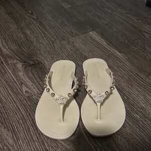 Juicy Couture Cream Sandals